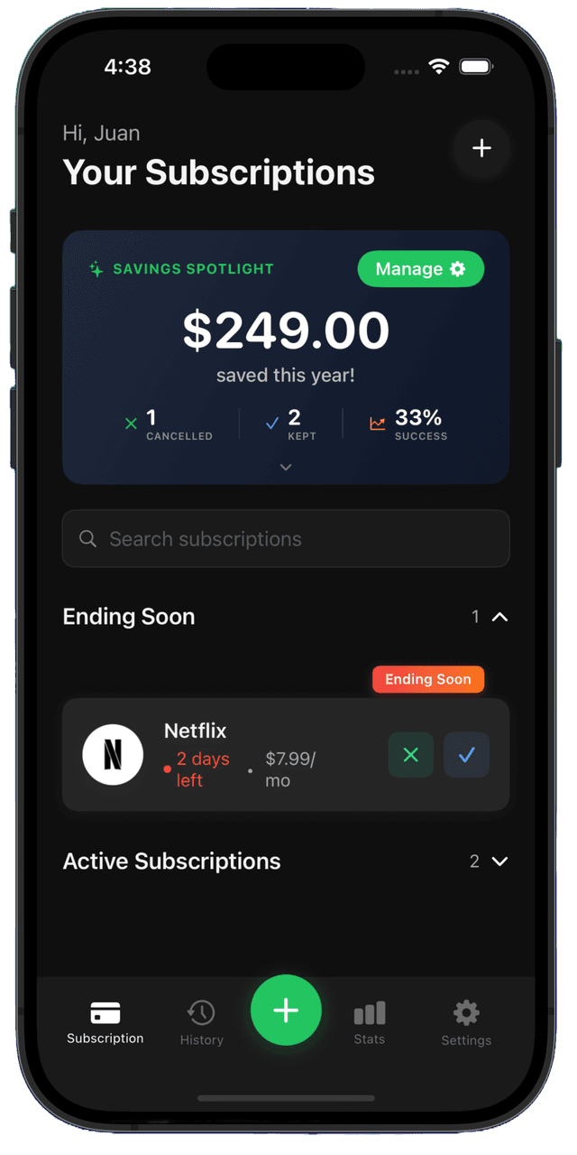 Kansyl app screenshot